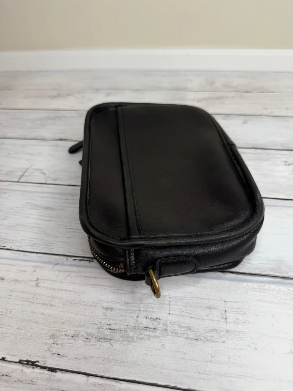 Vintage Coach black leather Carnival bag 9925 - Picture 5 of 8